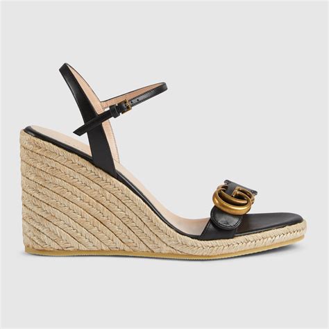 gucci espadrille wedge replica|gucci espadrilles platform.